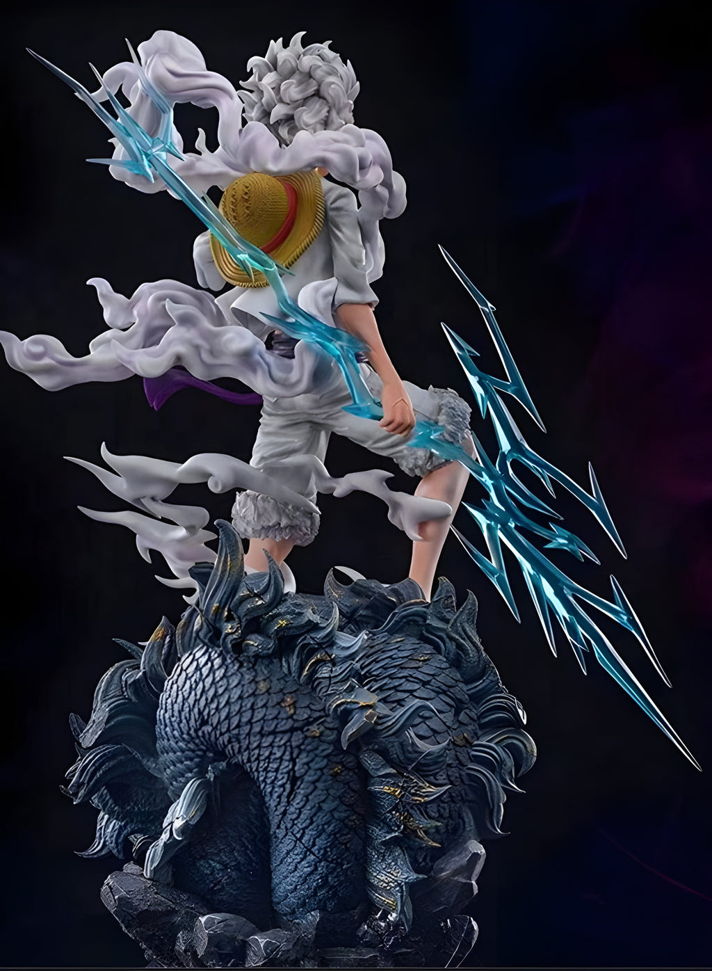 Ultimate One Piece Battle Statue – Gear 5 Luffy vs Kaido & Captain Zoro | Premium Collector Edition
