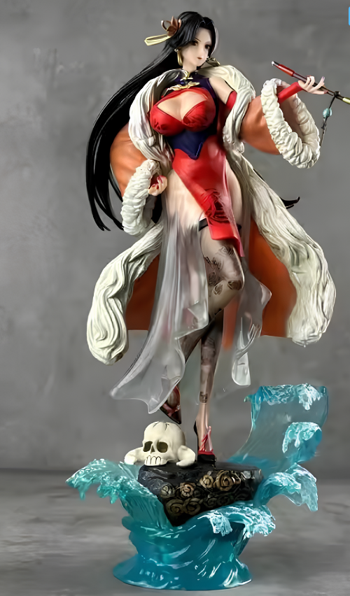 34CM Limited Edition Boa Hancock GK Figure | Ultra-Premium Cheongsam Style Statue | Big-Size Anime Collector Model | Free Worldwide Shipping