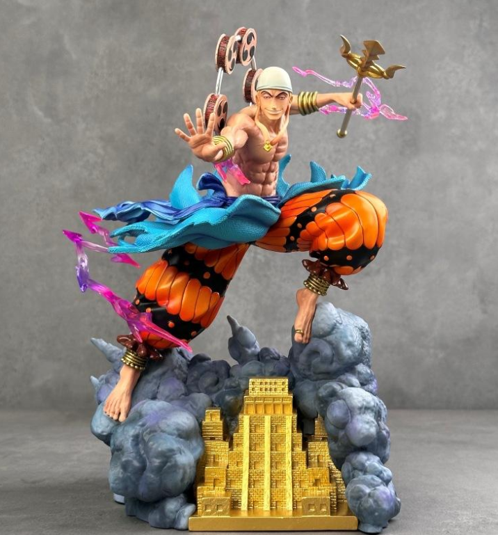 28CM Enel Thunder God Figure ⚡ | Ultra-Premium One Piece Statue | Full-Spray HD Paint PVC Model | Limited Edition | Free Worldwide Shipping