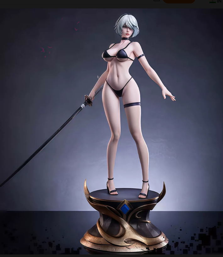 Supreme 50CM 2B Swimsuit Figure – Exclusive NieR Automata PVC Model (Double-Headed • Collector Grade)